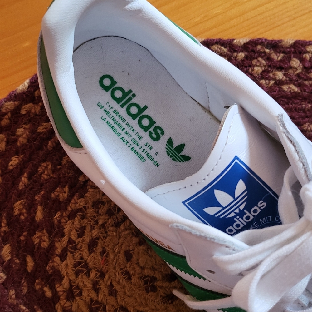 Adidas Men's Green Strip Samba